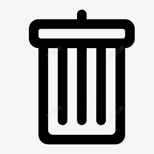 trashcansvg_新图网 https://ixintu.com trashcan