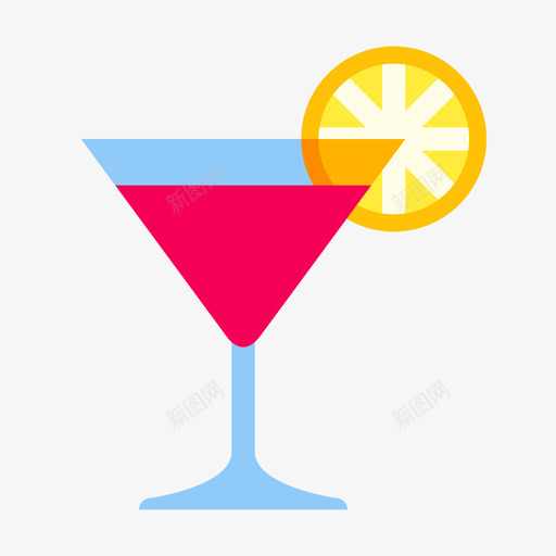 Cocktailsvg_新图网 https://ixintu.com Cocktail 填充 多色