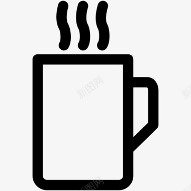 咖啡啤酒杯子图标图标