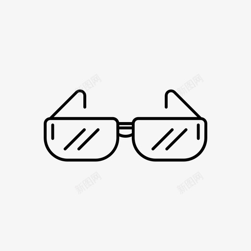 眼镜设备眼睛图标svg_新图网 https://ixintu.com 旅游 盾牌 眼睛 眼镜 设备