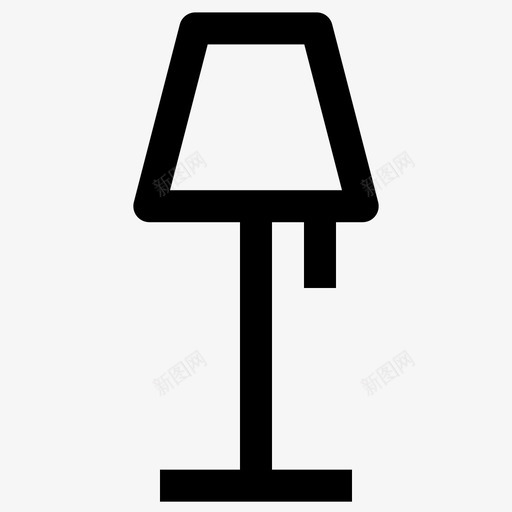 灯具家具室内图标svg_新图网 https://ixintu.com 室内 家具 灯具