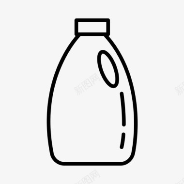 洗涤液瓶子清洁图标图标