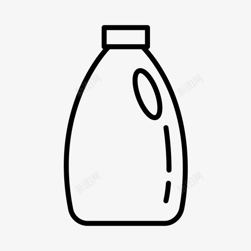 洗涤液瓶子清洁图标svg_新图网 https://ixintu.com 卫生 洗涤液 洗衣 洗衣粉 清洁 瓶子