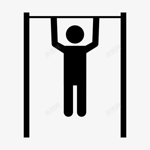 健身房杂技健身图标svg_新图网 https://ixintu.com 体操 健身 健身房 杂技 飞行