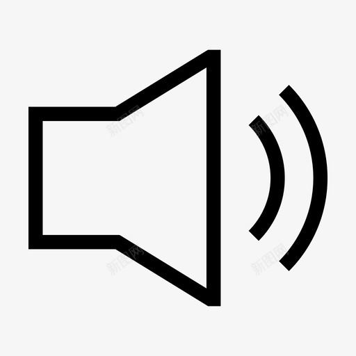 扬声器放大器麦克风图标svg_新图网 https://ixintu.com 扬声器 振动 接口 放大器 语音 麦克风