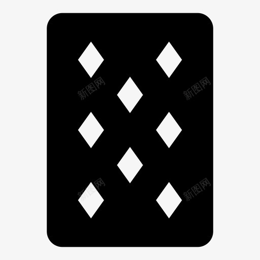 8个方块纸牌8个图标svg_新图网 https://ixintu.com 8个 8个方块 扑克 玩牌 纸牌 纸牌填充