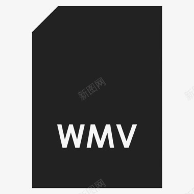 wmv文件格式图标图标