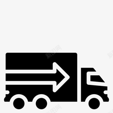 送货卡车hgv卡车图标图标
