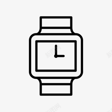 智能手表技术时间图标图标