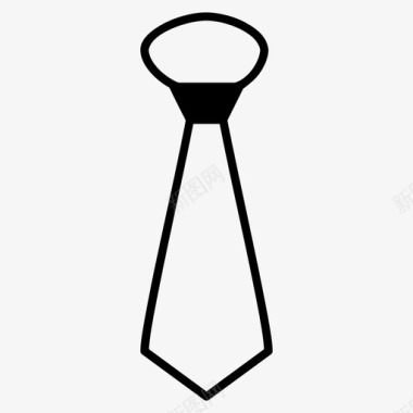 领带配件校服领带图标图标