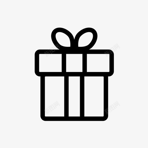圣诞礼物礼物交换礼物图标svg_新图网 https://ixintu.com 圣诞礼物 礼物 礼物交换