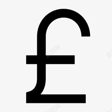 英镑货币付款图标图标