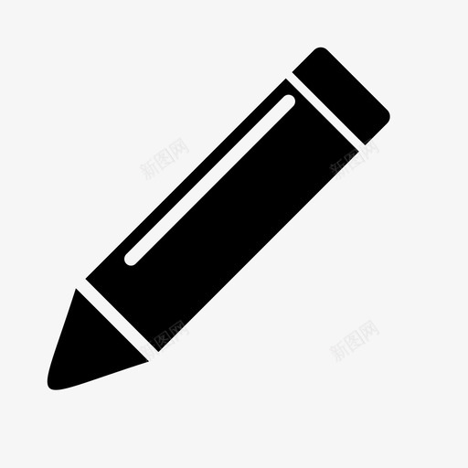 蜡笔着色绘图图标svg_新图网 https://ixintu.com 着色 绘图 蜡笔 蜡笔收藏 铅笔