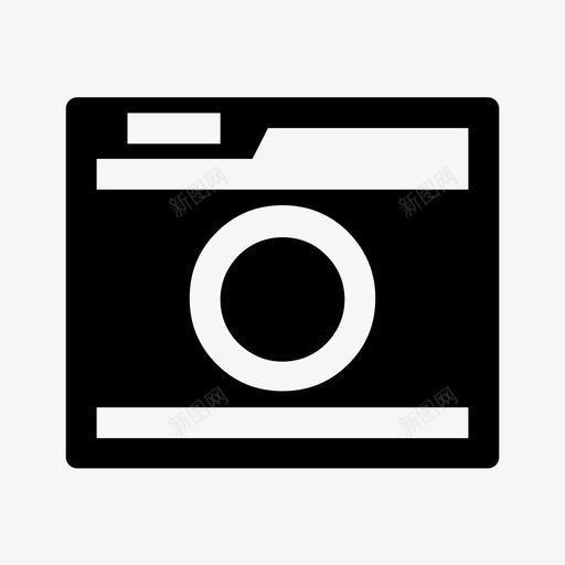 相机经典照片图标svg_新图网 https://ixintu.com ux系列 复古 摄影 照片 相机 经典