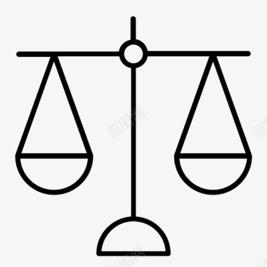 正义法律尺度图标图标