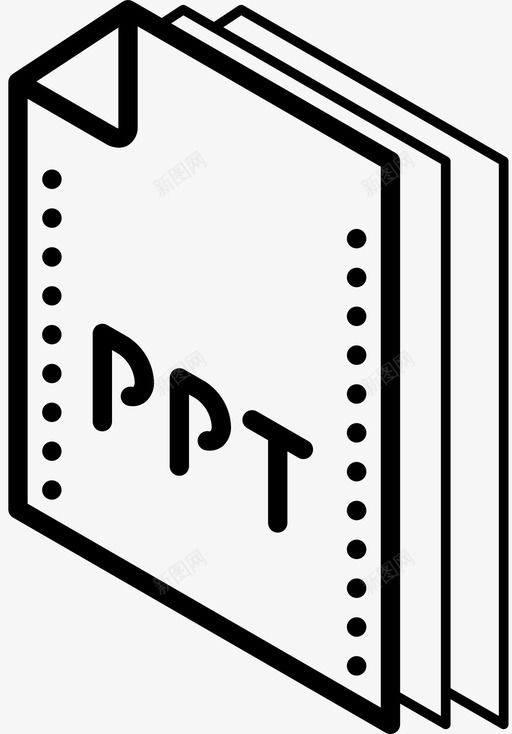 powerpoint文件文件夹等轴测图标svg_新图网 https://ixintu.com powerpoint文件 文件和文件夹iso大纲 文件夹 等轴测