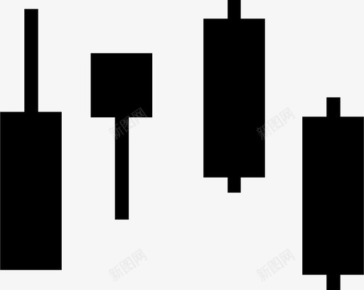 烛台外汇贸易图标svg_新图网 https://ixintu.com 商业和金融 外汇 烛台 贸易