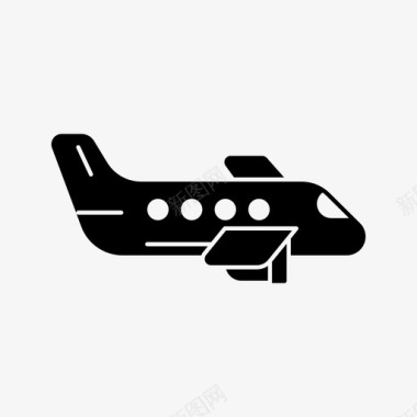 飞机旅游交通图标图标