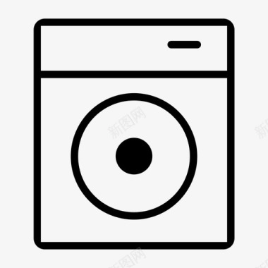 家电_洗衣机图标