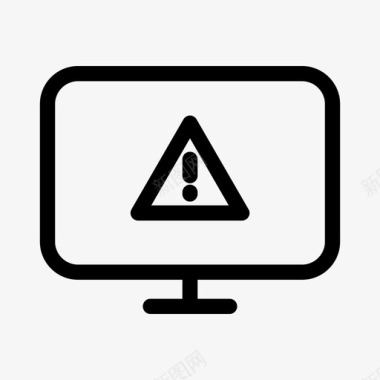 警告警报计算机图标图标
