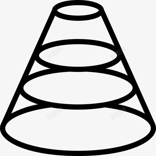 圆锥cad绘图图标svg_新图网 https://ixintu.com 3dgui轮廓 cad 图形 圆锥 建模 界面 绘图