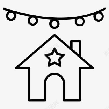 采购产品房子和圣诞装饰品房子和圣诞装饰品圣诞装饰品图标图标