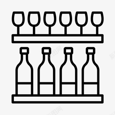 酒庄饮料欧洲图标图标