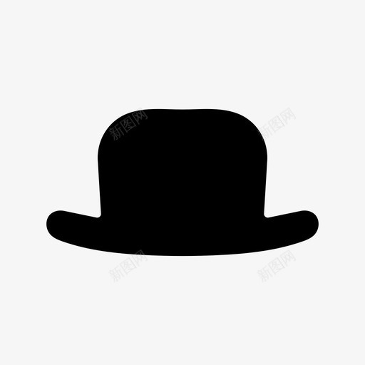 大礼帽圆筒帽绅士图标svg_新图网 https://ixintu.com 圆筒帽 大礼帽 绅士