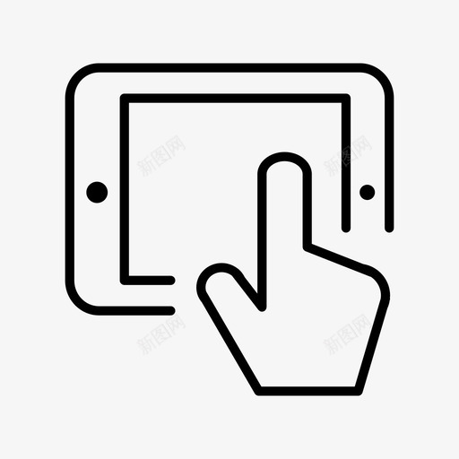 平板电脑掌上电脑ipad图标svg_新图网 https://ixintu.com ipad select 平板电脑 掌上电脑 触摸屏