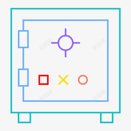 保险库银行储物柜银行保险箱图标svg_新图网 https://ixintu.com 保险库 保险箱 银行保险箱 银行储物柜