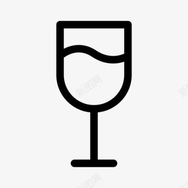 聚会款待葡萄酒图标图标