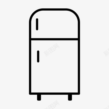 冰箱公寓家图标图标