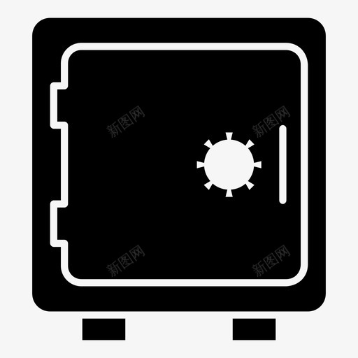 保险库商业存款图标svg_新图网 https://ixintu.com 保险库 保险箱 商业 存款 钱