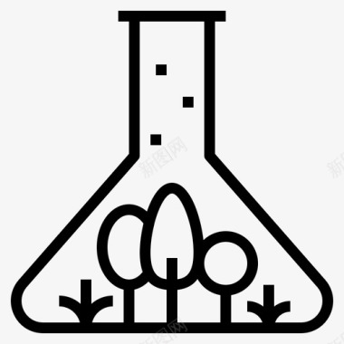 环境科学生态学实验图标图标