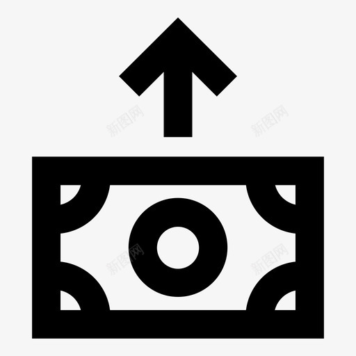 货币金融市场图标svg_新图网 https://ixintu.com 上涨 市场 统计 货币 金融