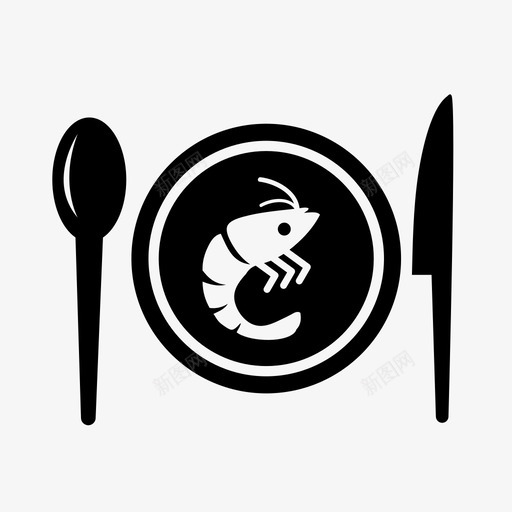海鲜晚餐龙虾图标svg_新图网 https://ixintu.com 主菜 晚餐 海鲜 盘子 餐厅 龙虾
