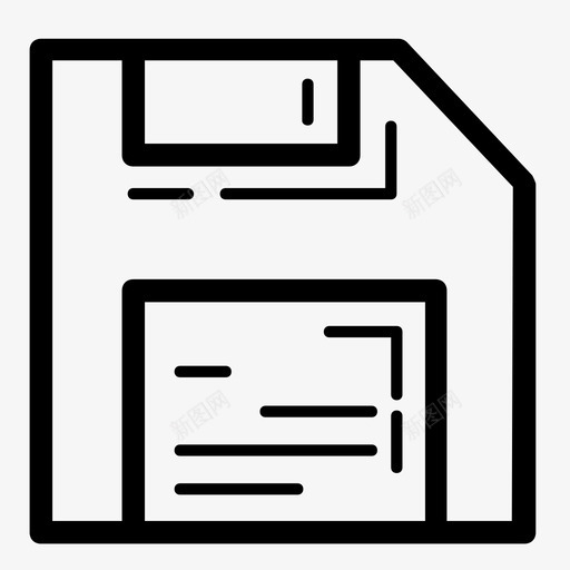 保存磁盘基本图标svg_新图网 https://ixintu.com 保存 基本图标 磁盘