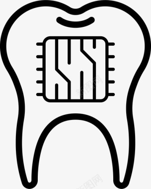 超级牙齿植入控制论控制论概要图标图标