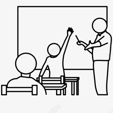 教师讲师演示图标图标