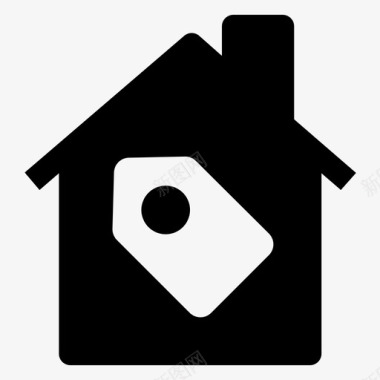 房屋购买财产图标图标