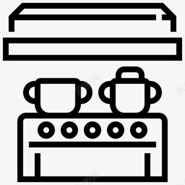 炉灶烹饪设备图标图标