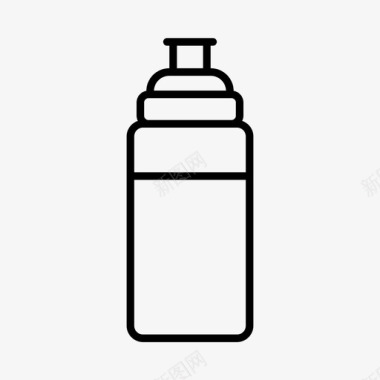 饮料瓶运动健身图标图标
