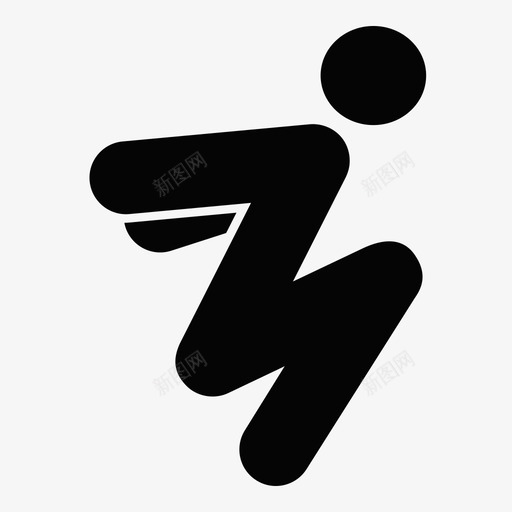 跑酷跳远极限跳跃图标svg_新图网 https://ixintu.com 极限 跑酷跳远 跳跃 运动
