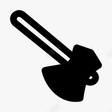 斧头工具木头图标图标