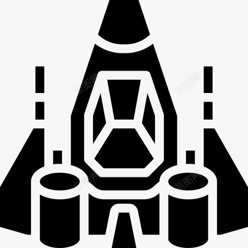 战斗机宇航员太空图标svg_新图网 https://ixintu.com 太空 太空2固体 宇航员 战斗机