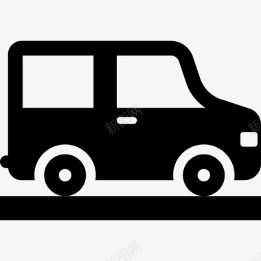 移动服务货物交付商用车图标图标