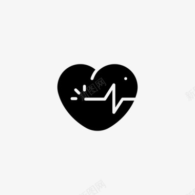 心跳健康医疗图标图标