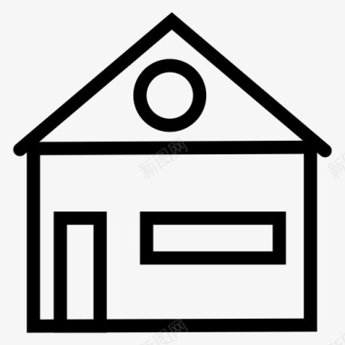 生活房子房地产图标图标