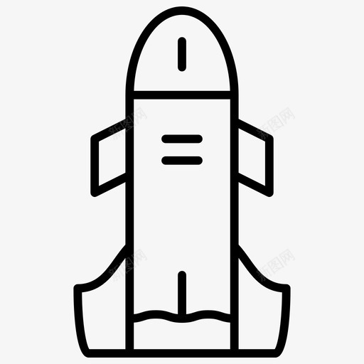 火箭太空任务武器稀薄图标svg_新图网 https://ixintu.com 太空任务 武器稀薄 火箭