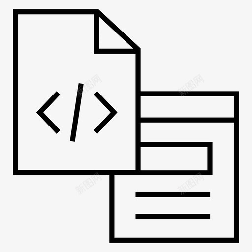 代码开发网站图标svg_新图网 https://ixintu.com 代码 开发 网站